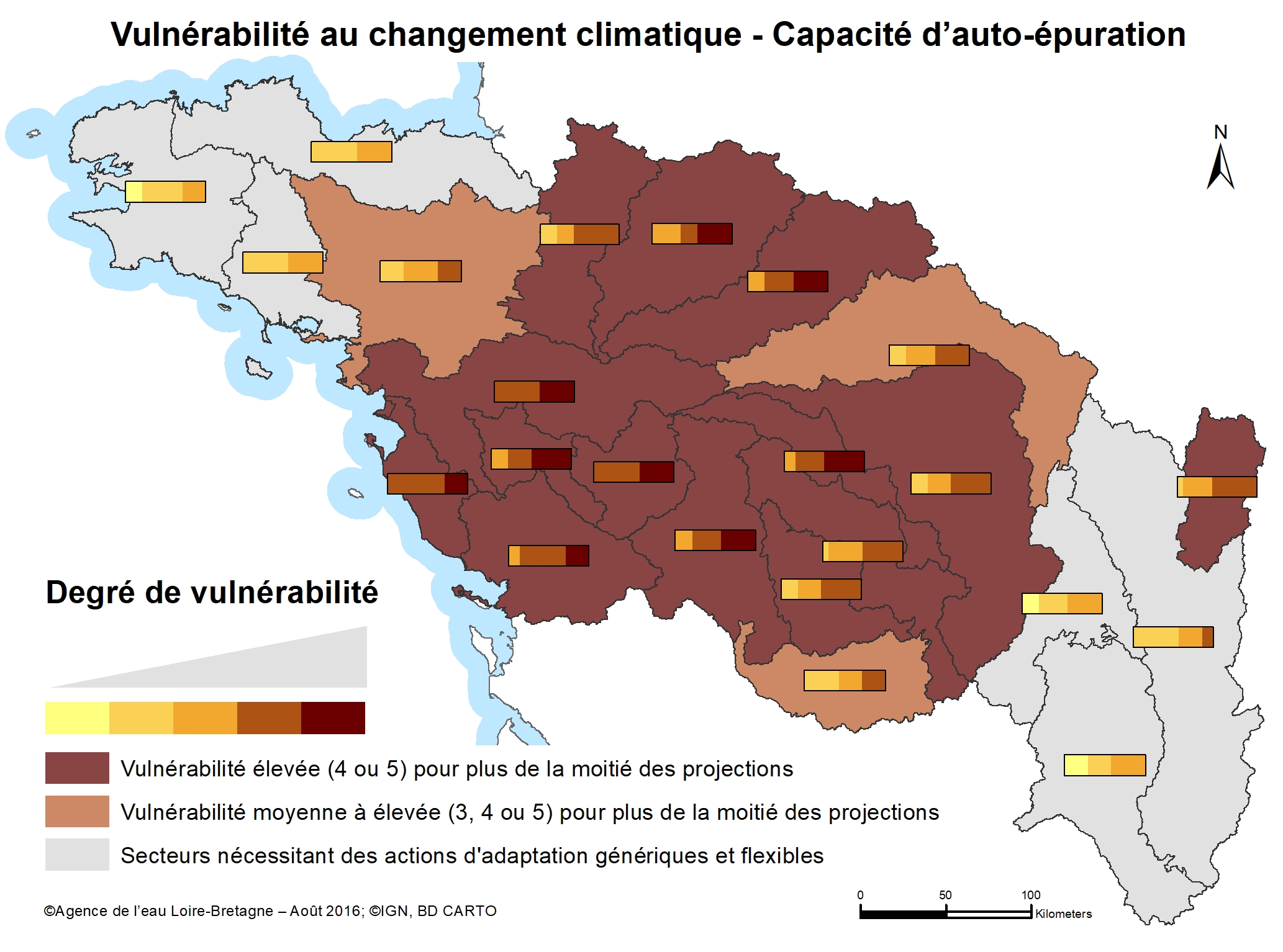 Vulnérabilité au changement climatique - Capacité d'autoépuration